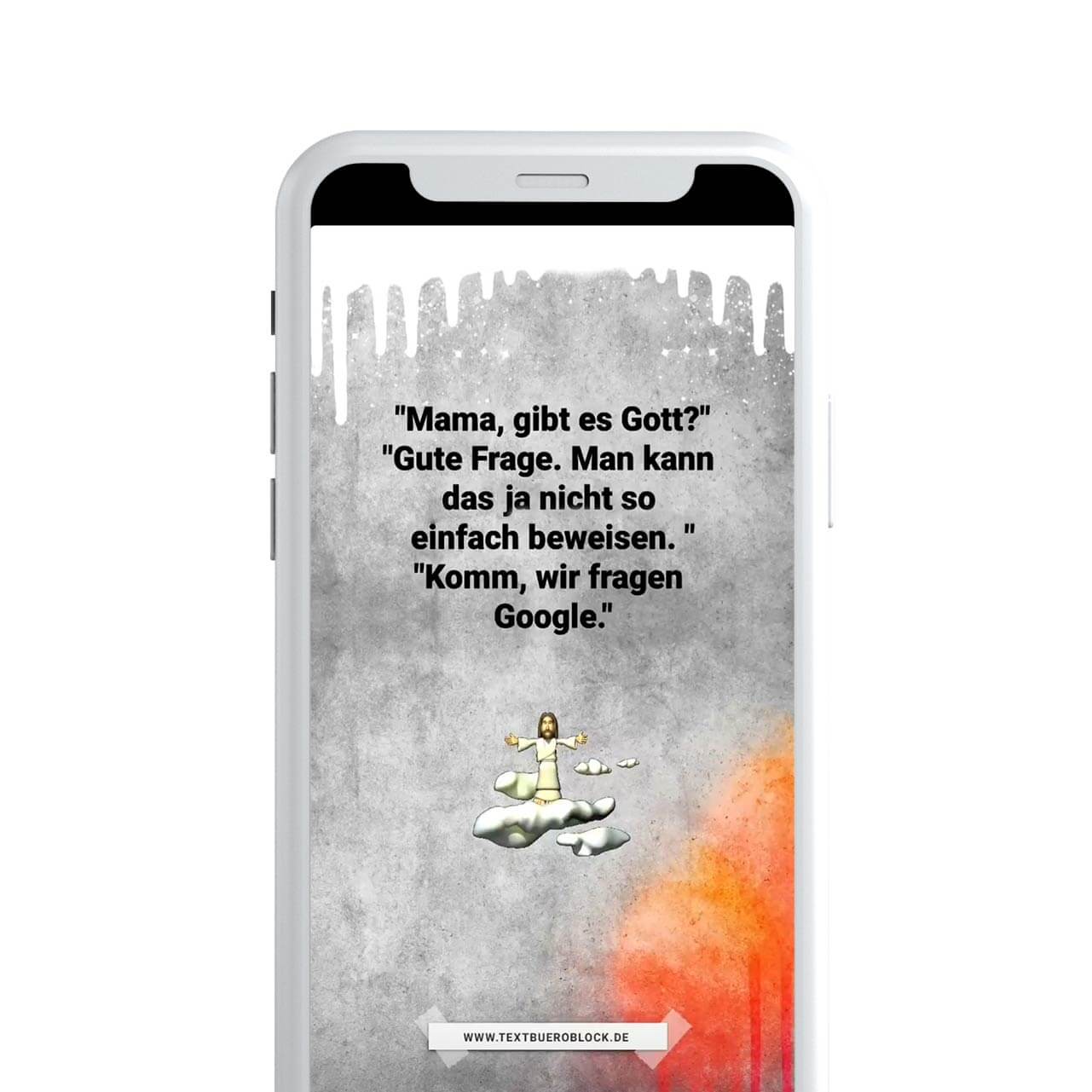 Ein iPhone mit dem neuen Instagram Feed Design für Textbüro Lena Block